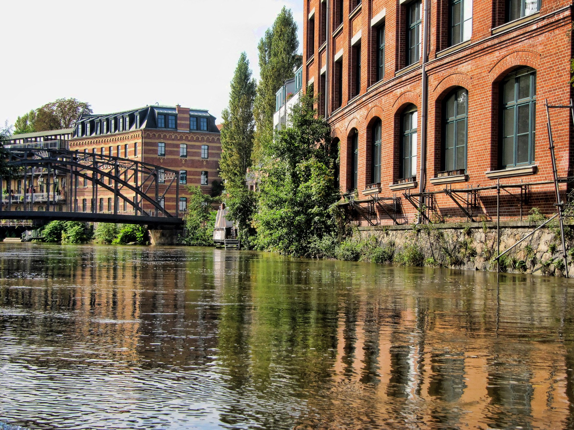 Straßenszene in Leipzig