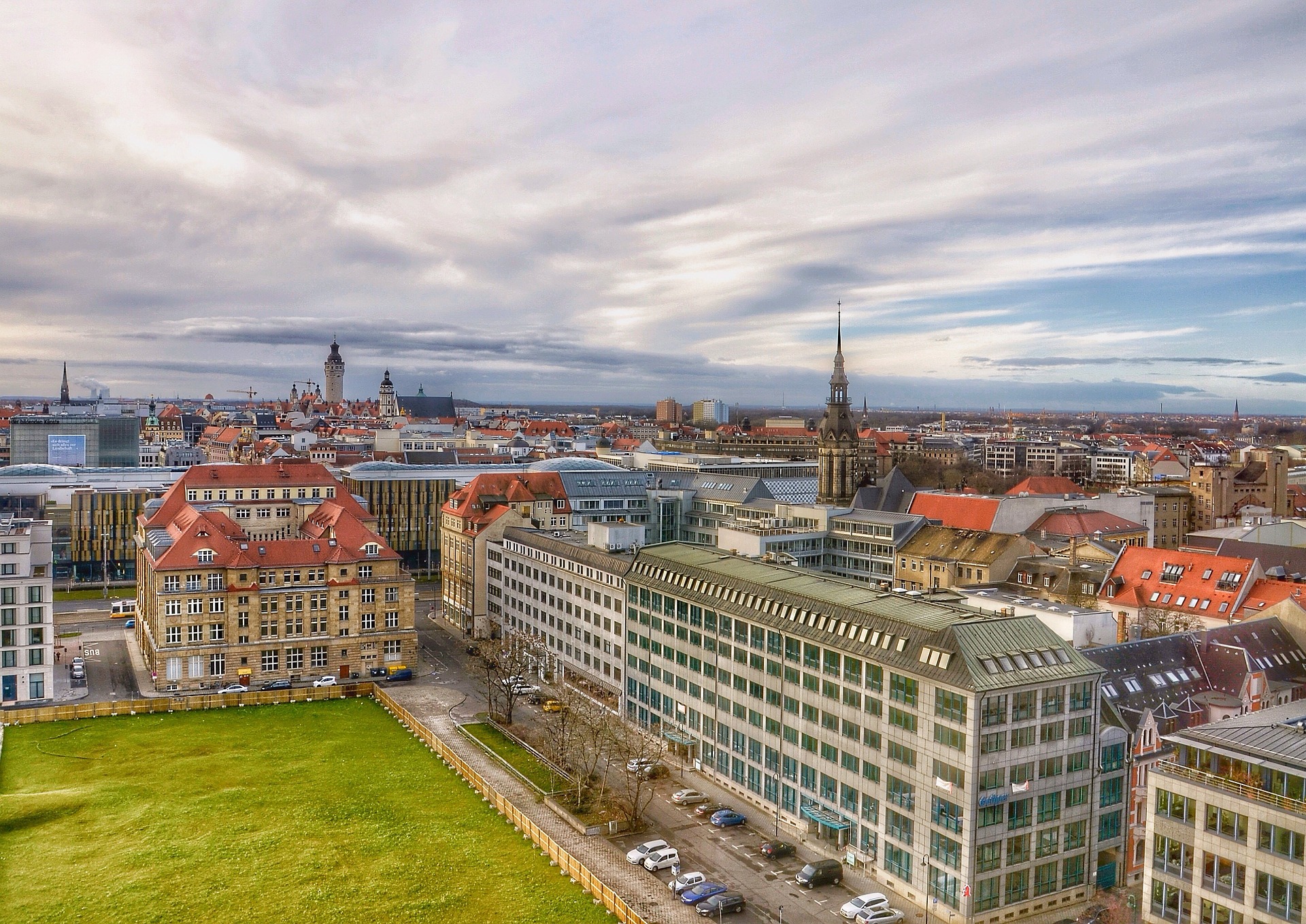 Stadtansicht von Leipzig